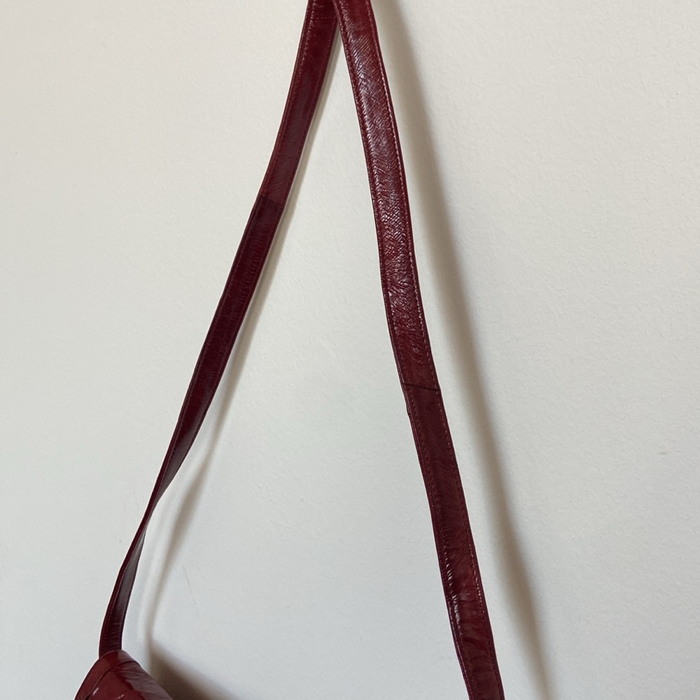 Vintage Red Eel Shoulder Bag or Clutch - Picture 6 of 16